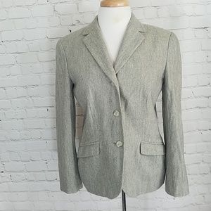 Land's End oatmeal colored blazer